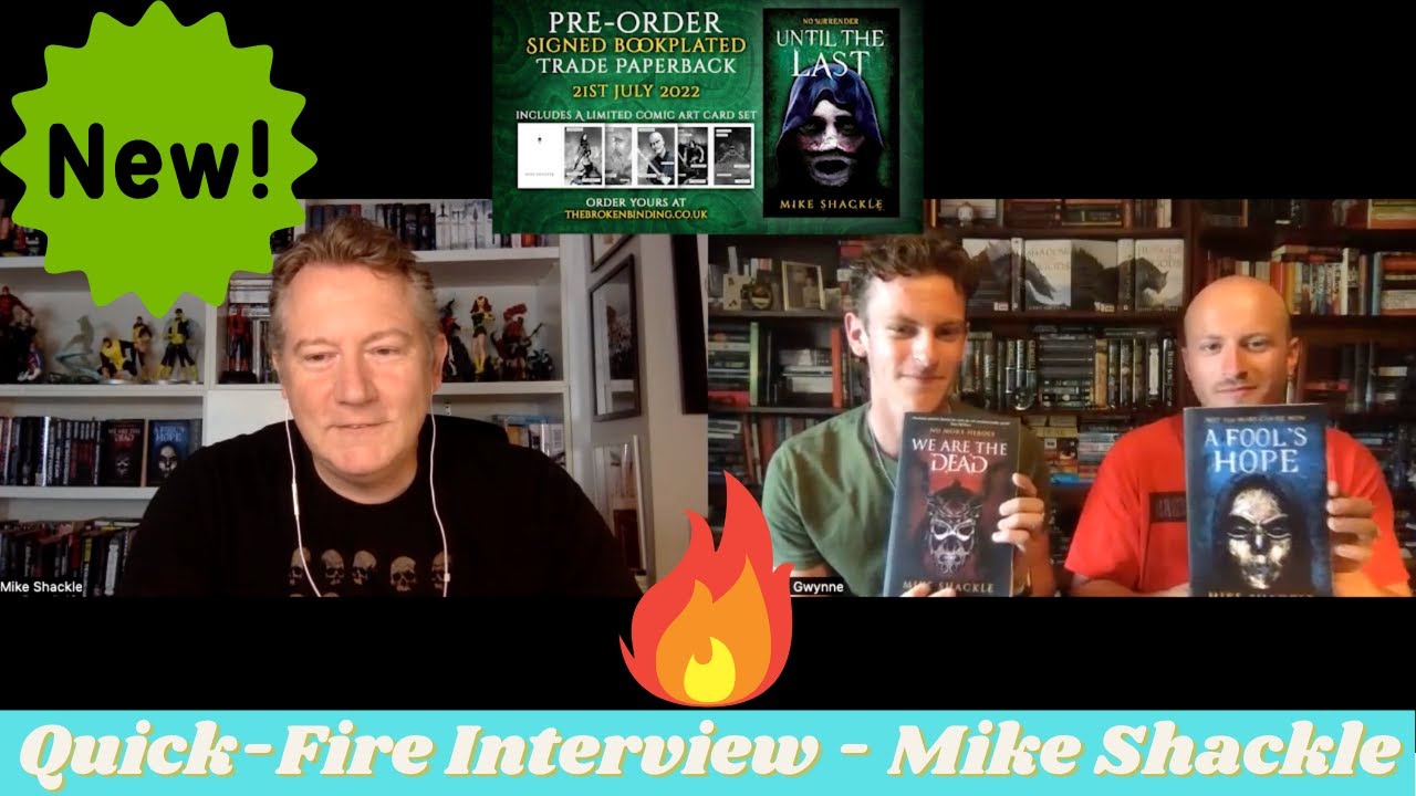20 Questions with AUTHOR Mike Shackle