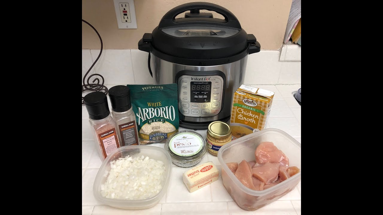 Instant Pot Pesto Chicken Risotto