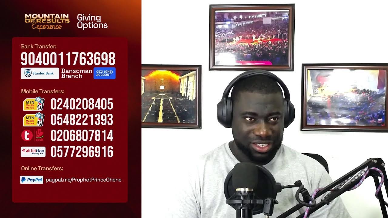 MOUNTAIN OF RESULTS EXPERIENCE - DAY 527 with Prophet Prince Ohene Bekoe (Senior Pastor)