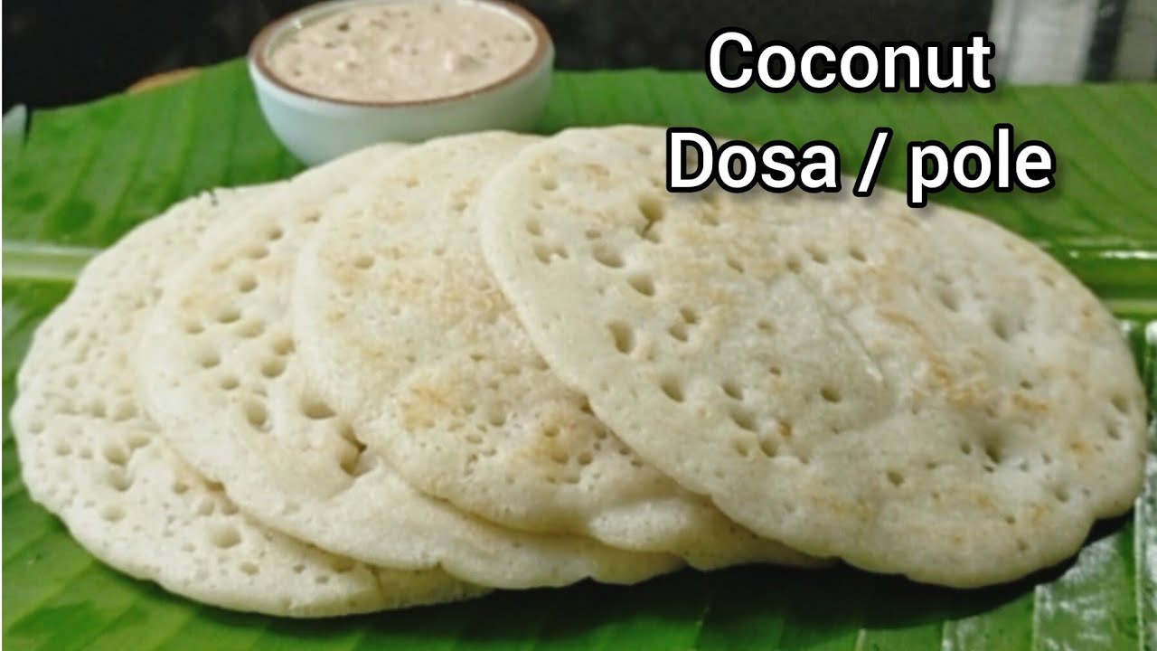 Goan  Coconut dosa / pole | Simple & Easy Breakfast Recipe | #goanrecipe #fernscooking