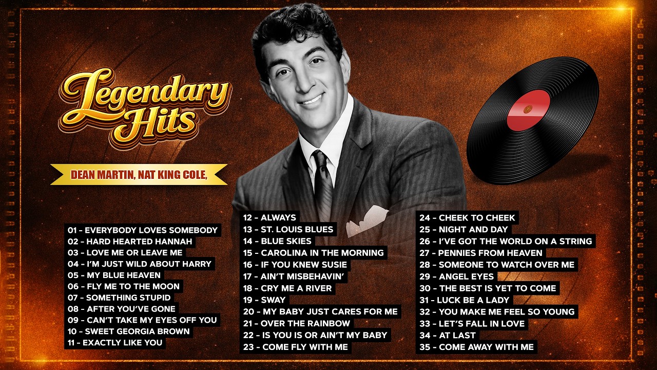 Midnight Melodies 🌙 Dean Martin, Frank Sinatra | Retro Vinyl Nights