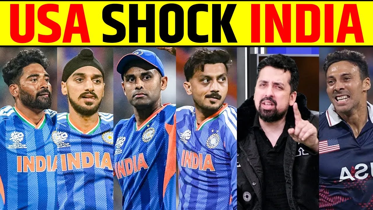 India Begin T20 WC on a Winning Note: USA Shock India #indvsusa #suryakumaryadav #siraj