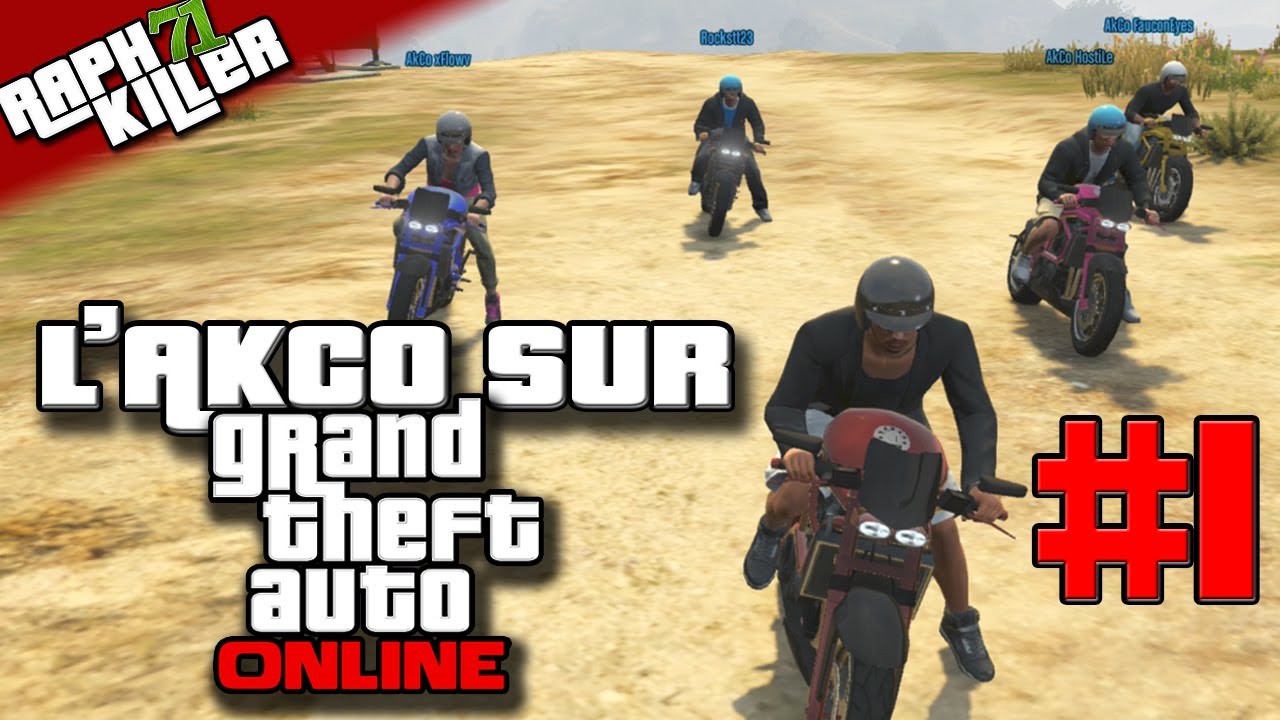 L'AkCo délire sur GTA Online #1 | LES FLICS SONT FOUS !