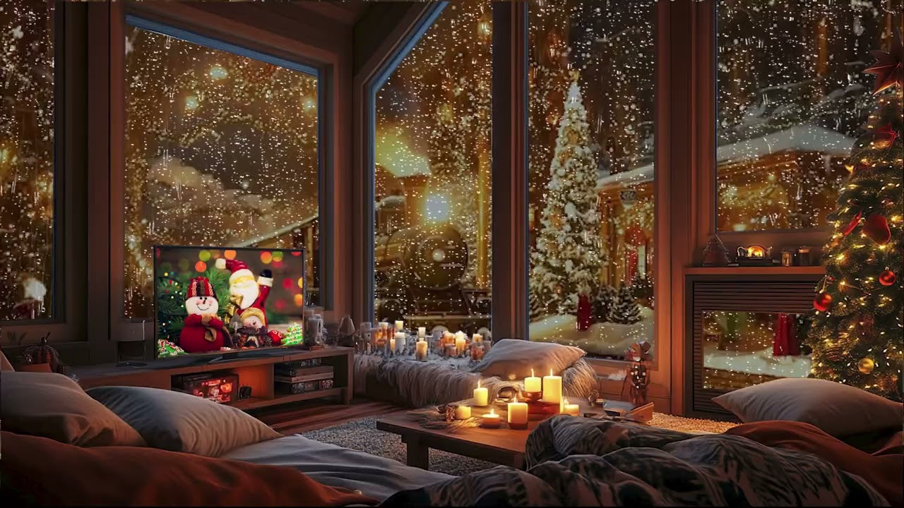 Temporale Dolce alla Finestra Panoramica 🌲 8 Ore | Suono della Pioggia per Sonno Profondo