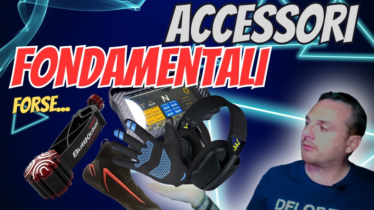 ACCESSORI nel SIMRACING, quali sono quelli da avere?