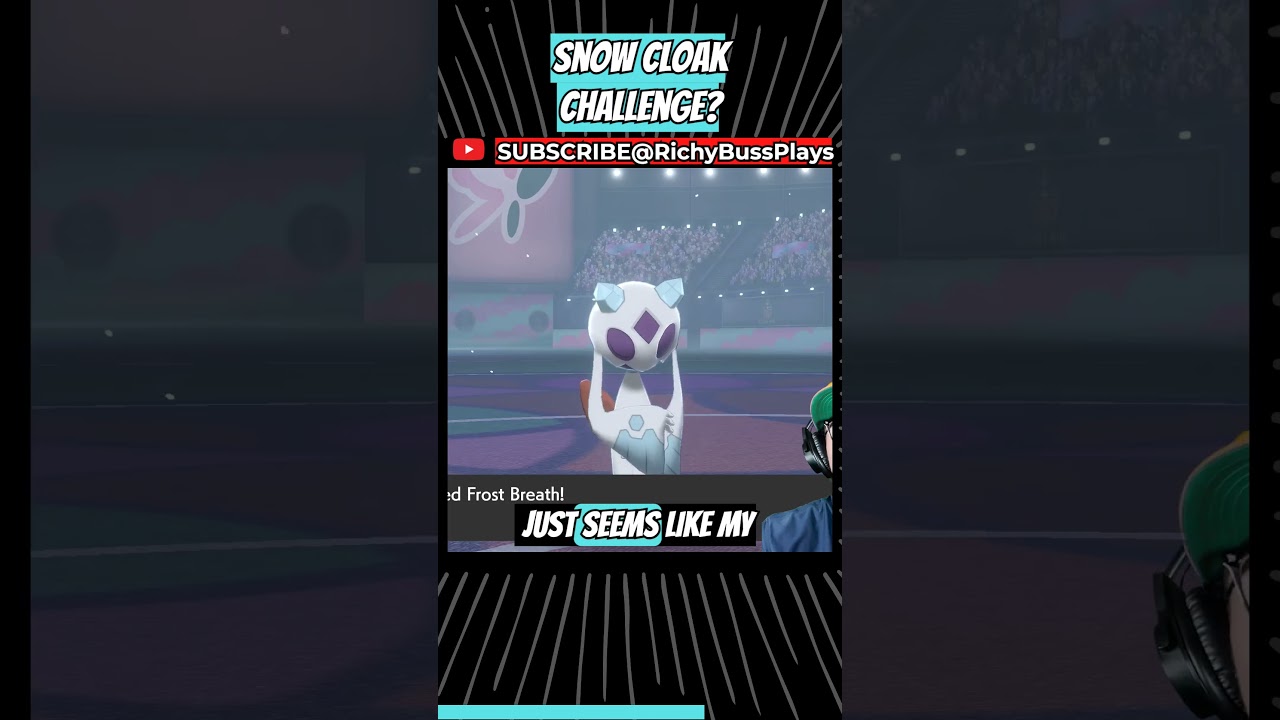 POKEMON ABILITY REVIEW: SNOW CLOAK In NUZLOCKE Challenge! #shorts #nuzlocke #pokemon