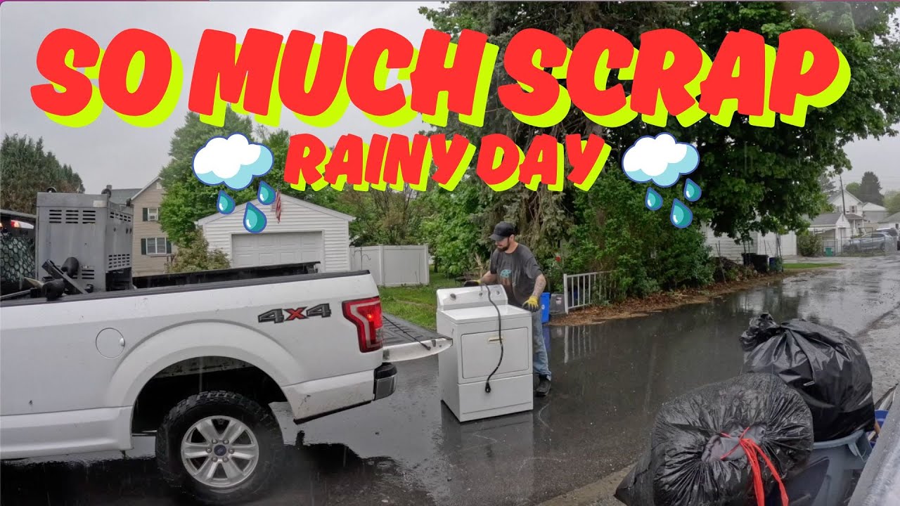 Its Raining MONEY!!! Street Scrapping for Metal for Spring Cleaning