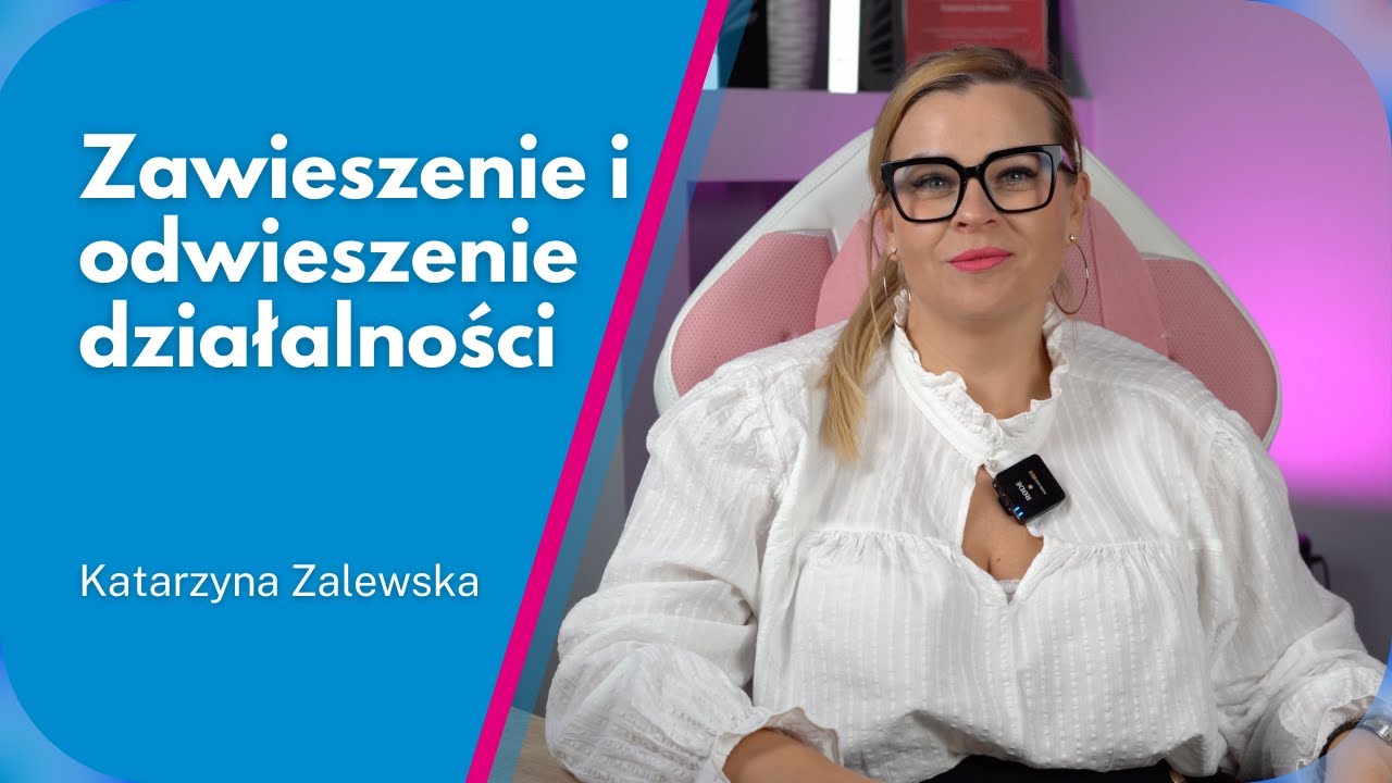 JAK ZAWIESIĆ LUB ODWIESIĆ SWOJĄ DZIAŁALNOŚĆ?