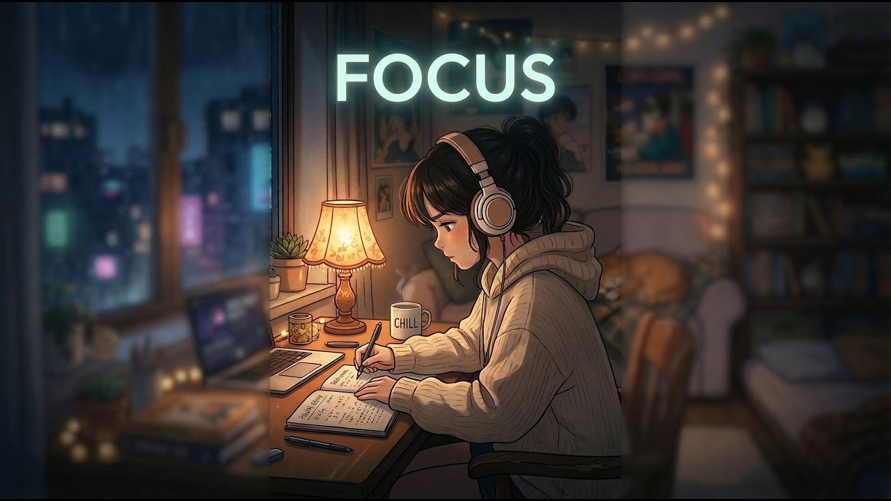late night study session 🌙 3 hour lofi beats for deep focus