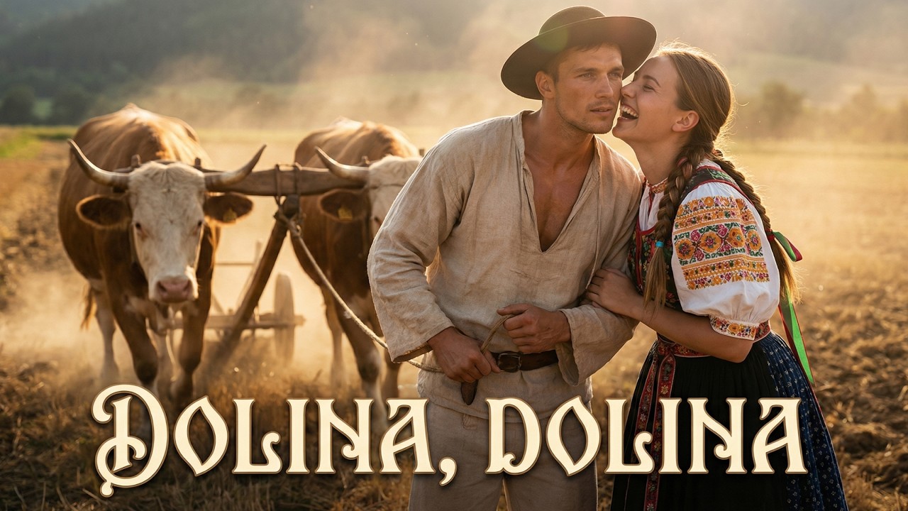 Dolina, dolina 💃 Slovenská ľudová pieseň  💕 SpievAI Srdcom