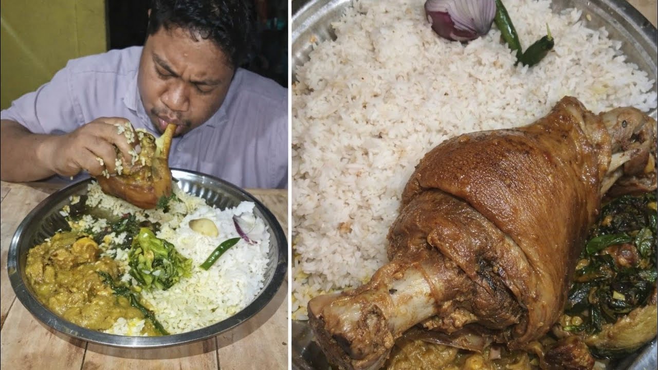 Pork 🍗 leg testy Desi style 