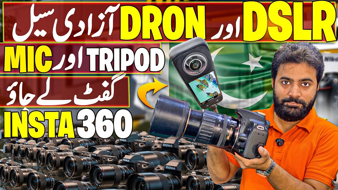 DSLR & Action Camera Price in Pakistan 2025 | Karachi Camera Market (GoPro & Insta360)