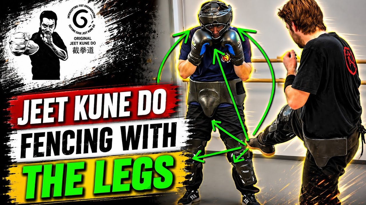 JKD FRONT LEG USE - Bruce Lee's Martial Arts Jeet Kune Do