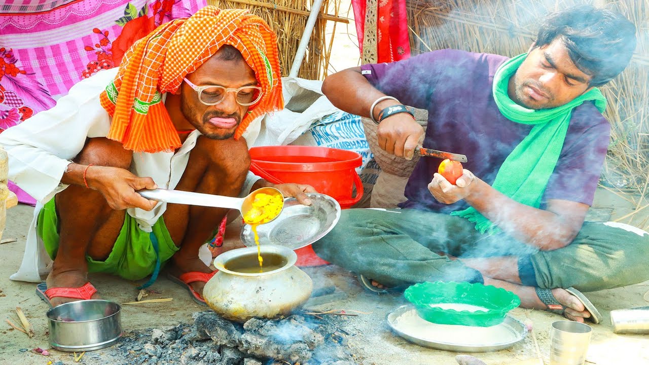 दीवाना दाल बनावे के चक्कर में पतीली गइल गड़बड़ाए | बाप बेटा आपस में भईले फरार | (पारिवारिक कॉमेडी)
