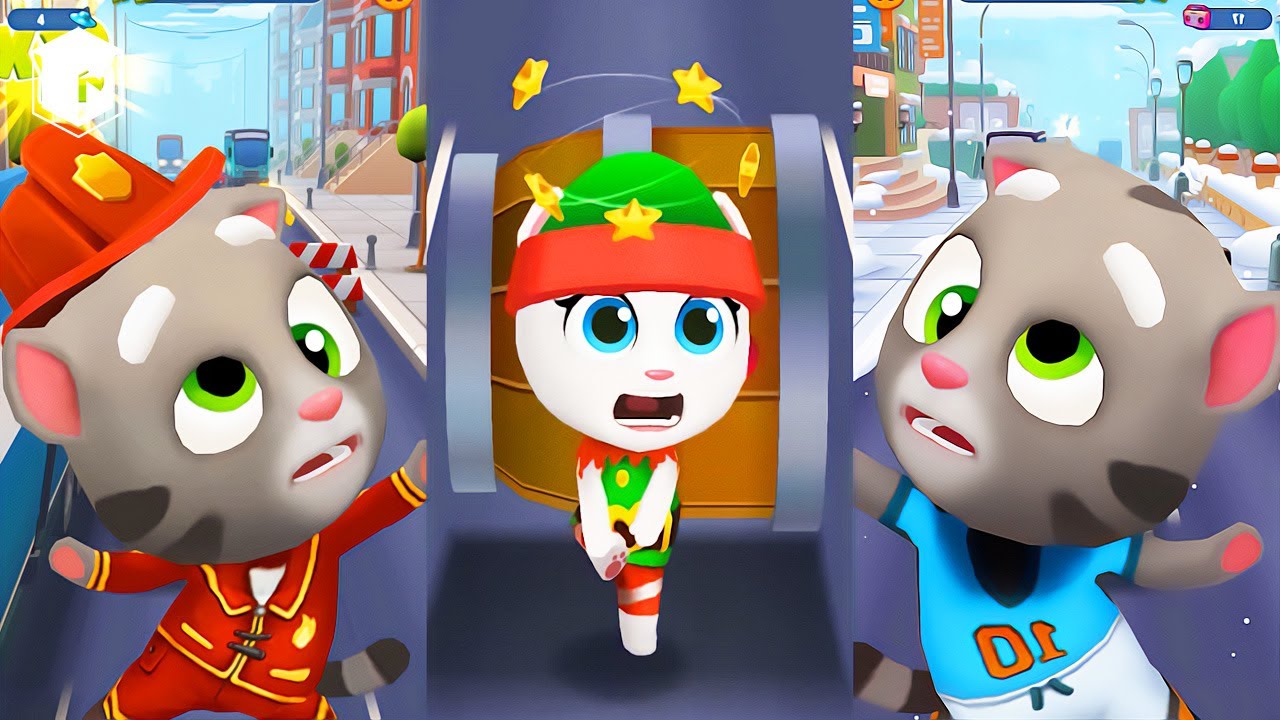 Talking Tom Gold Run - All Best Funny Fails & Falls Moments Compilation 🤑🤪🤣