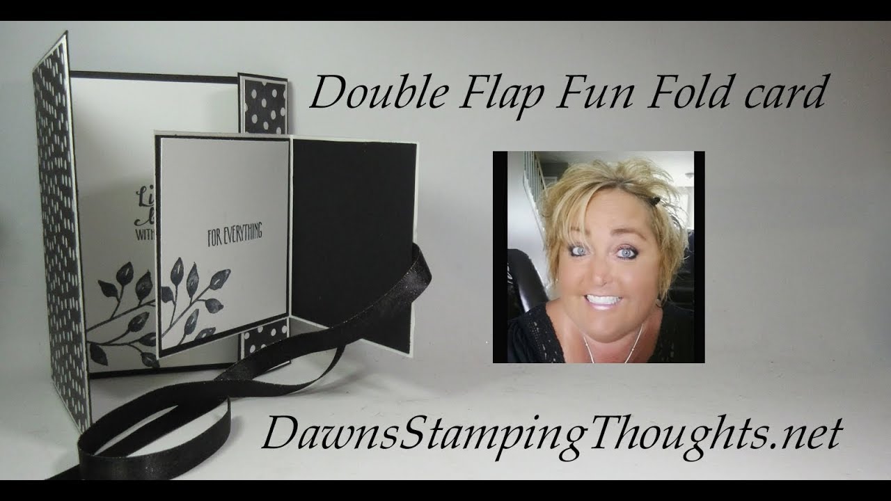 Double Flap Fun Fold card