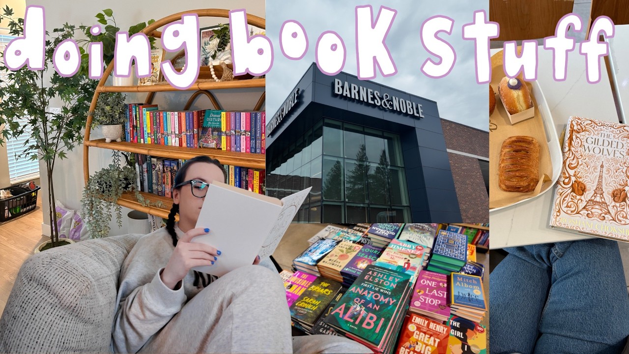 Давайте вместе займемся книжными делами ⭐️ Поездка в книжный магазин Barnes & Noble, чтение фэнте...