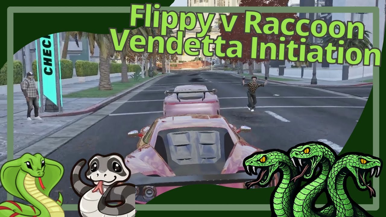 Raccoon Challenges Flippy to a Race | Hydra | GTARP Nopixel 4.0