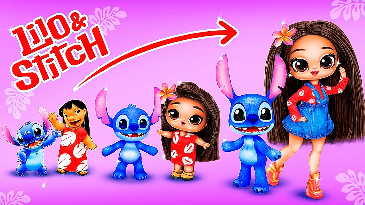 Lilo e Stitch Stanno Crescendo Ohana Significa Famiglia! Lavoretti Fai-da-te per le LOL OMG