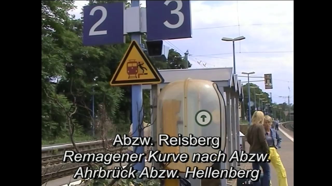 Die Ahrtalbahn im September 2005 von Remagen bis Ahrbrück Teil 1/3