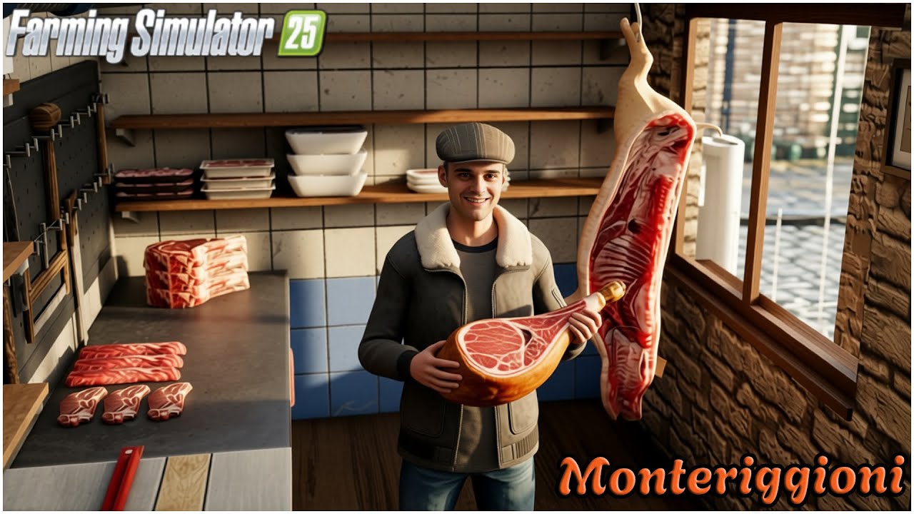 MONTERIGGIONI FS25 #53 - MACELLIAMO TUTTI I MAIALI E VENDIAMO IL PROSCIUTTO - GAMEPLAY ITA