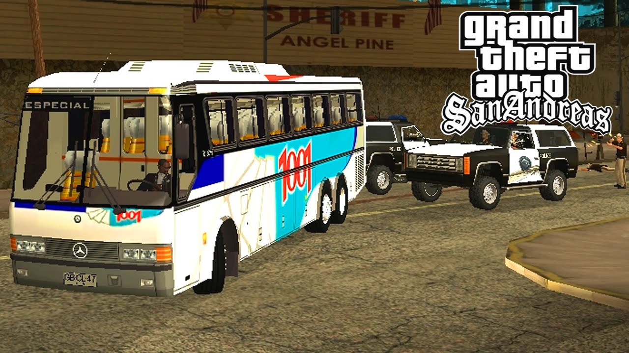 Fugindo da Polícia de Ônibus - GTA San Andreas