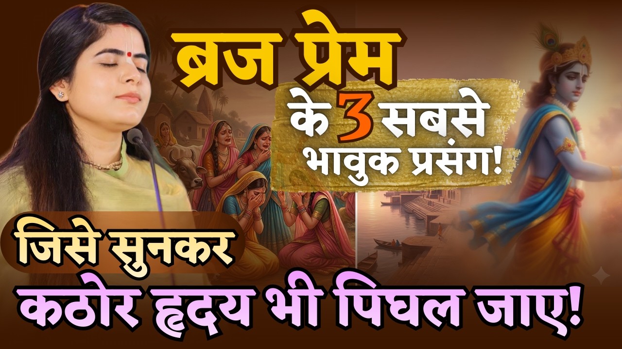 ब्रज प्रेम के 3 सबसे भावुक प्रसंग! @Chitralekhaji