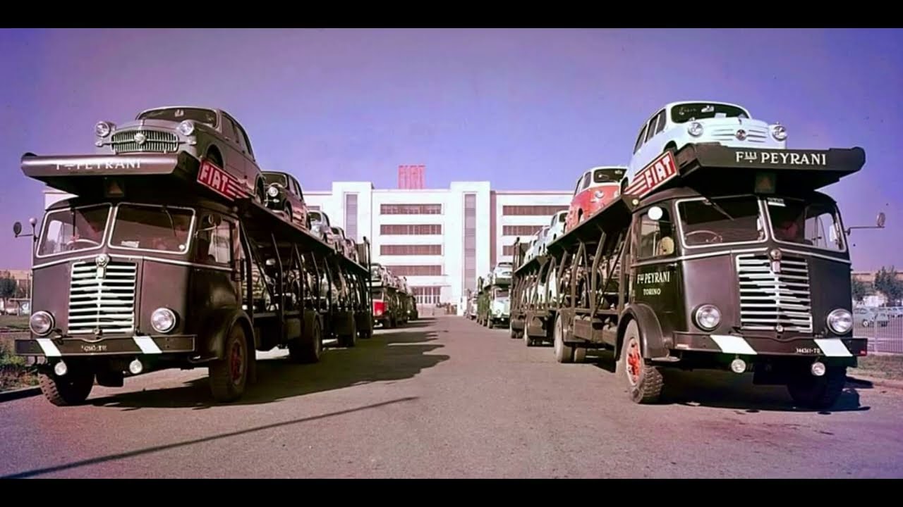 CAMION D'EPOCA ITALIANI UN SALTO NELL'ITALIA CHE NON ESISTE PIU' FERREA E INSTANCABILE COME I CAMION
