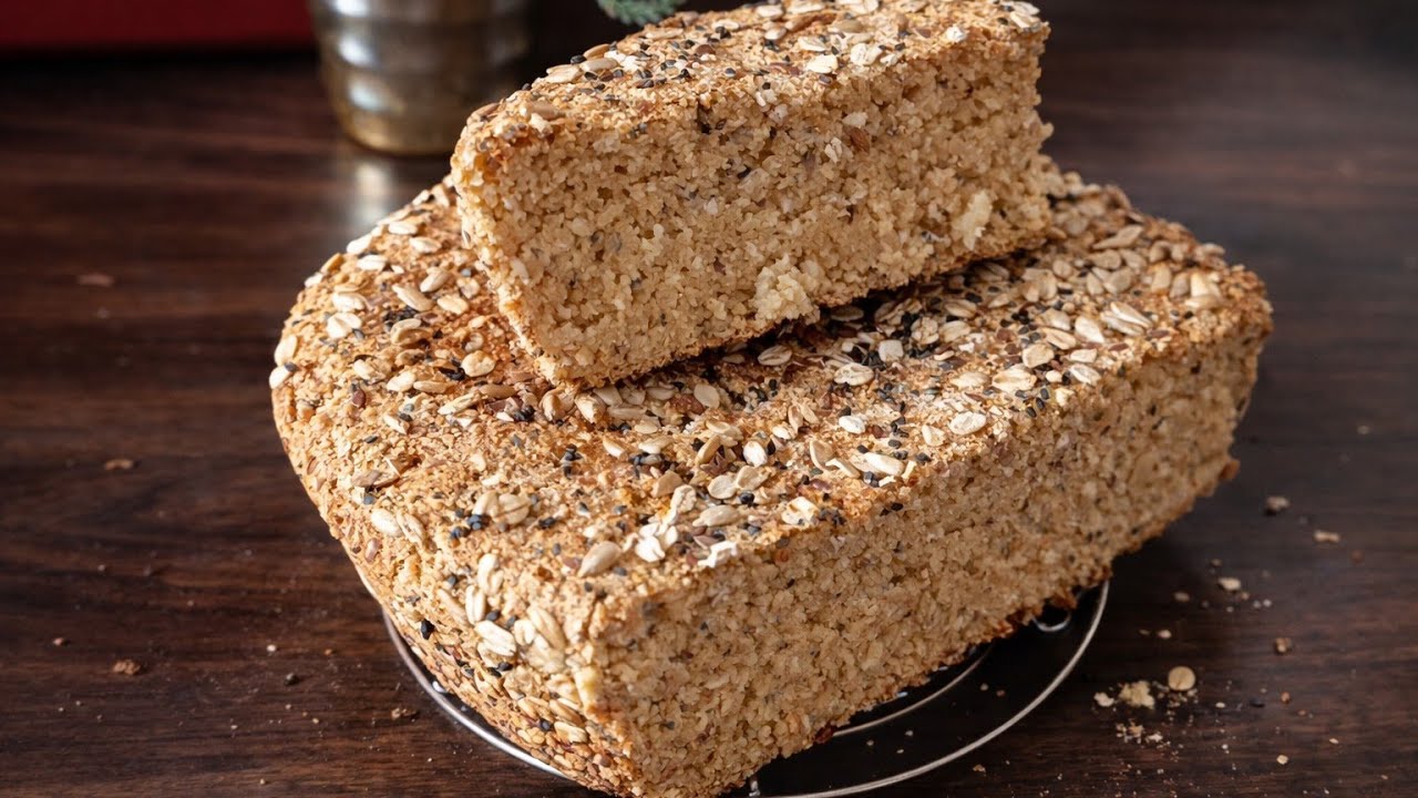 خبزالبروتين الصحي بالحبوب الكاملة غني بالالياف و لجميع انواع الدايت#دايت #healthy #diet