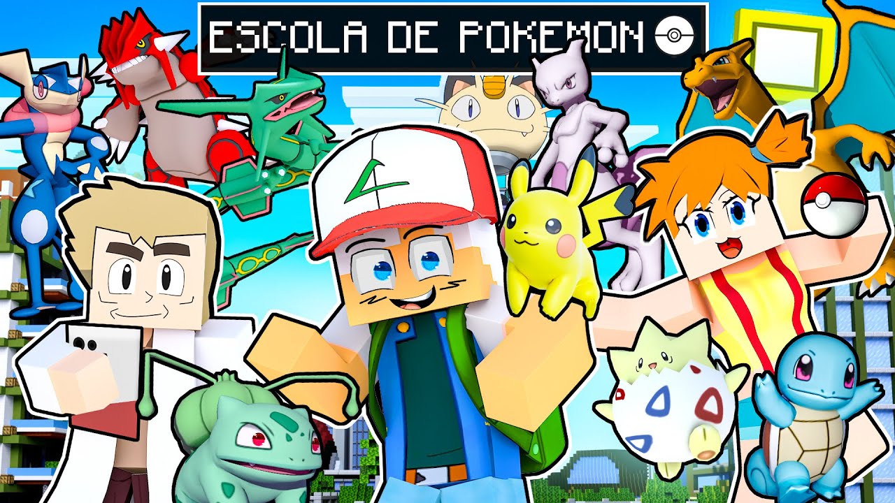 ESCOLA POKEMON - O FILME | Minecraft