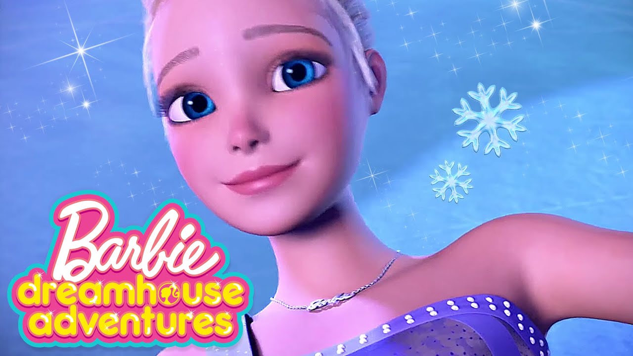 @Barbie | BARBIE&rsquo;S FIGURE SKATE ROUTINE ⛸️❄️ | Barbie Dreamhouse Adventures