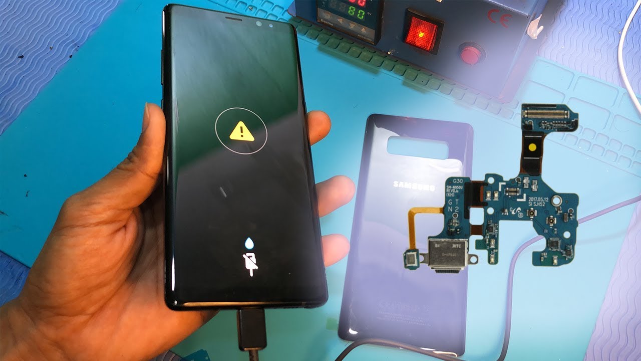 How to fix Samsung note 8 charging problem  ⚠️