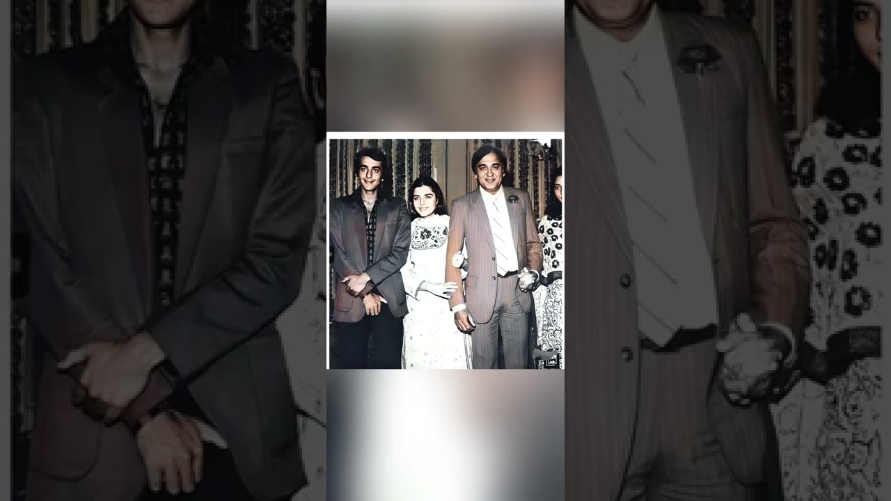 Sanjay Dutt with family👪 Father Sunil Dutt & Mother Nargis💗💗💗