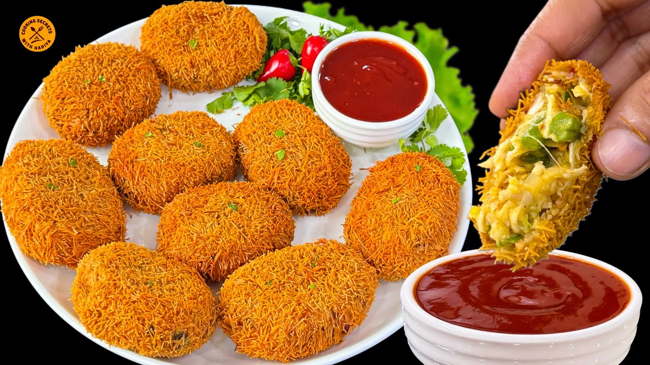 Ramadan Special Crispy Russian Cutlets Recipe | Make & Freeze Chicken Snack 