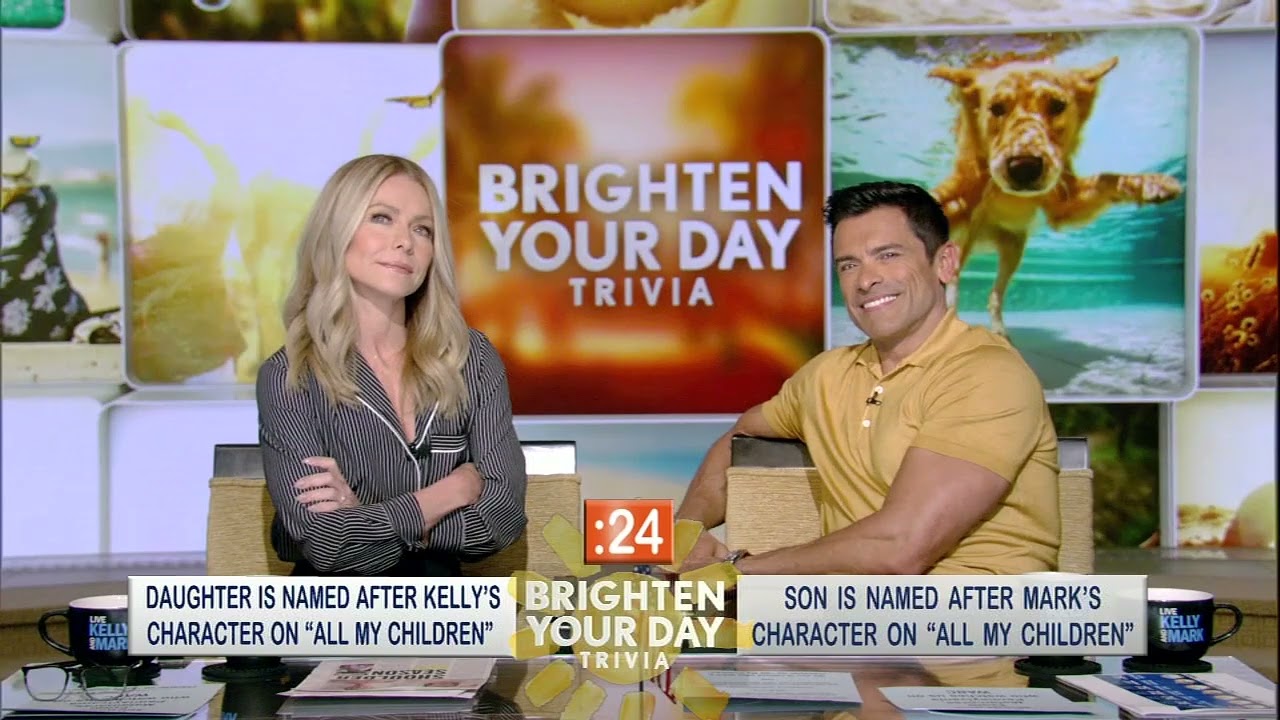 Today&rsquo;s Trivia Called Named Her Kid After either Kelly or Mark&rsquo;s &ldquo;All My Children&rdquo; Character