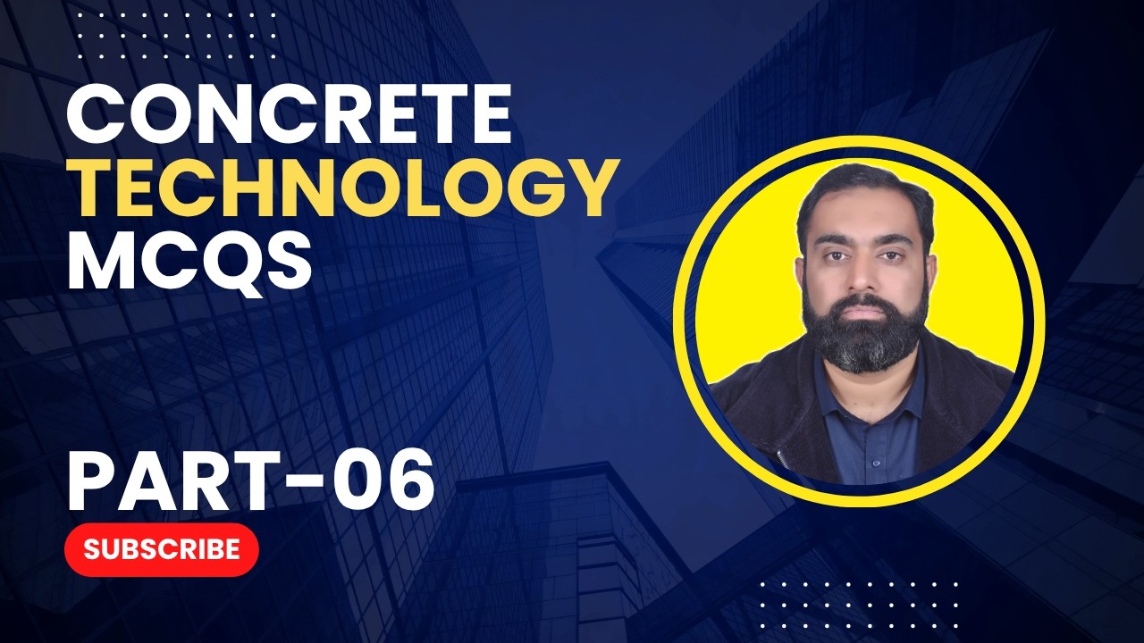 Aggregates & Admixtures in Concrete | Civil Engineering MCQs Part 6 | CivTech Simplified