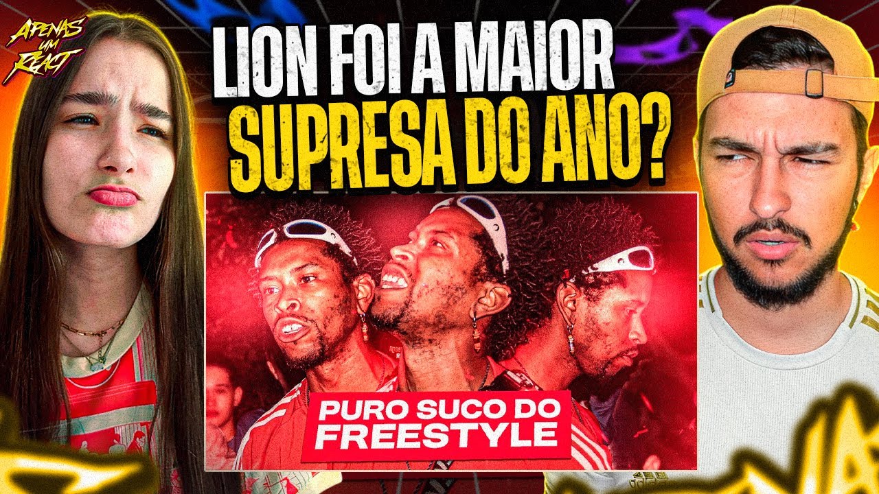 Apenas um react | LION, o NOVO PURO SUCO do FREESTYLE! 🔥
