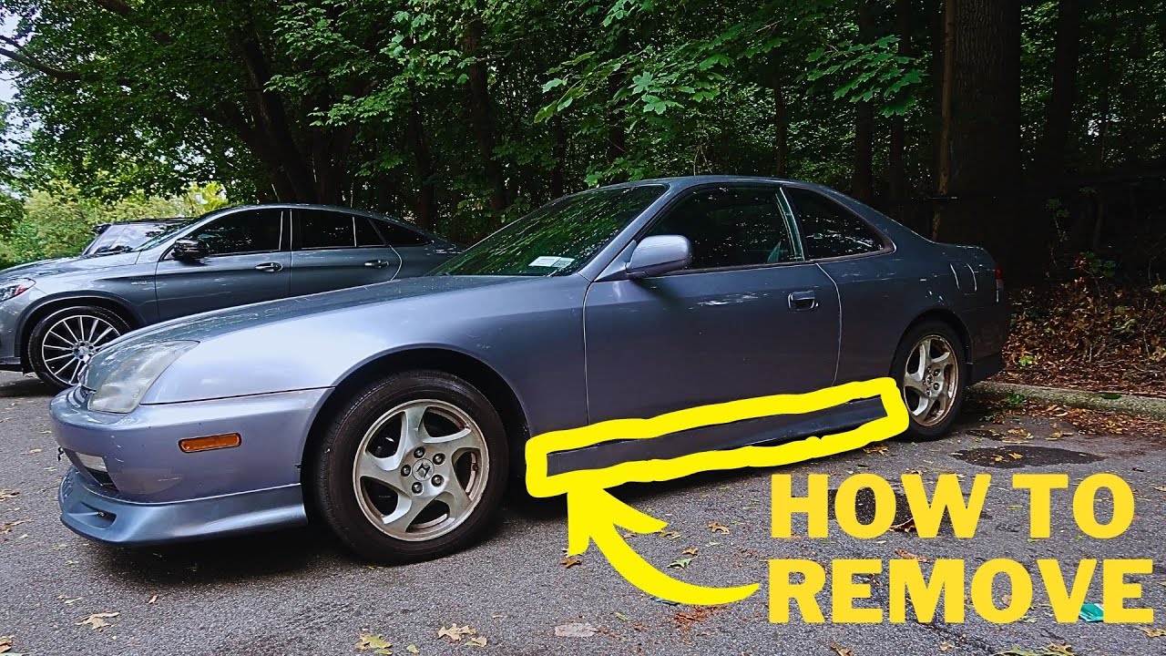 How to install side skirts on your Honda Prelude(BB6)