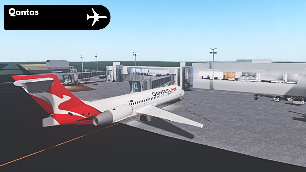 ROBLOX | Qantas | Boeing 717 | Business Class (Airline Review/ Flight Review)