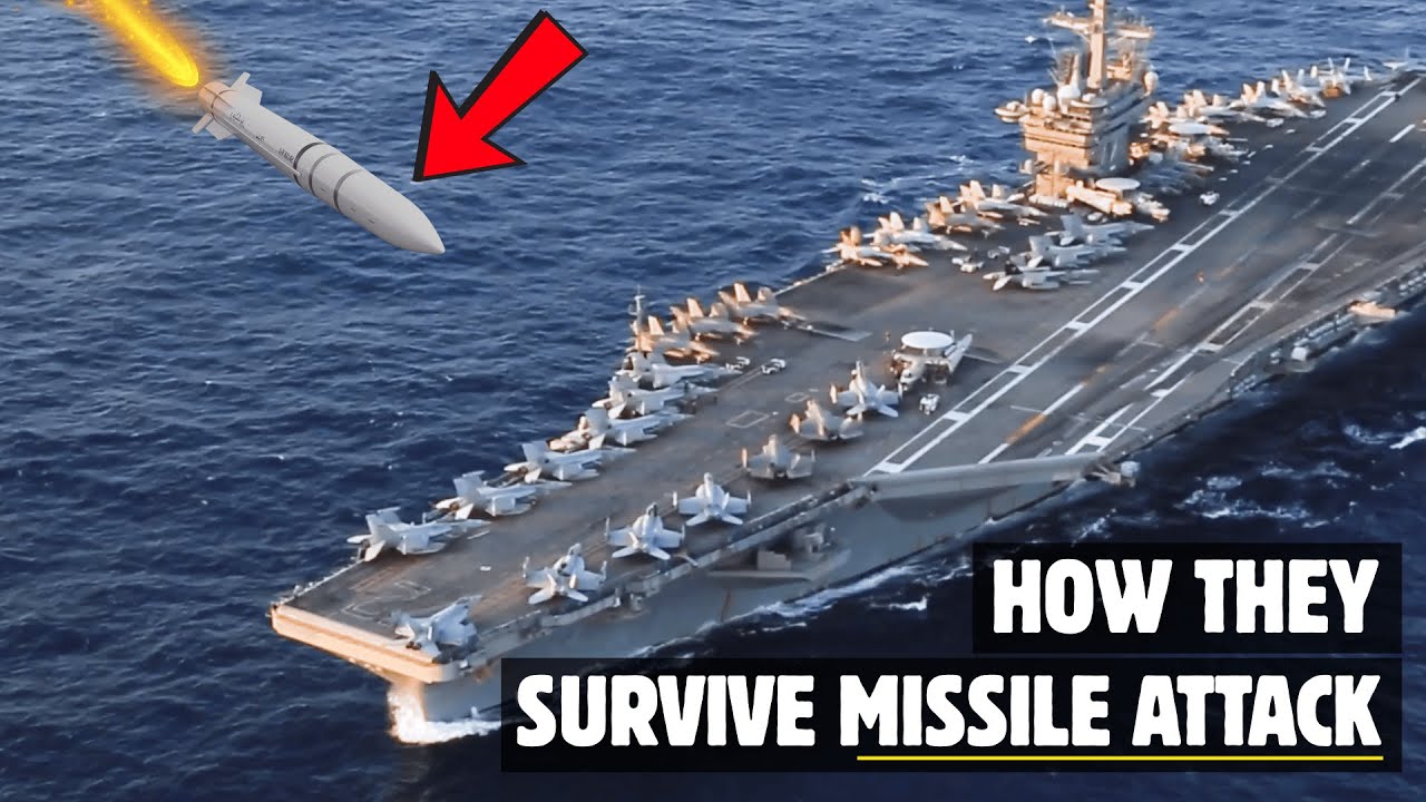 How Aircraft Carriers Survive Missile Attacks
