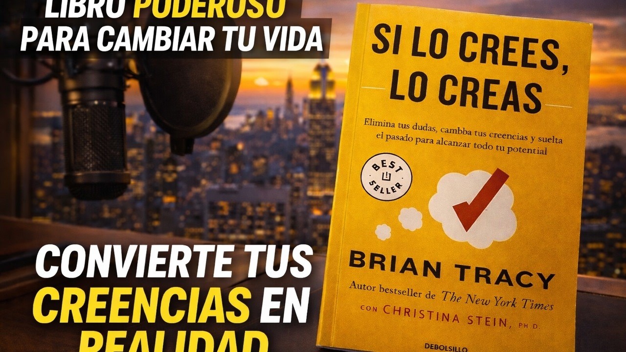 REPROGRAMA TU MENTE y Rompe tus Límites--Si lo Crees, lo Creas(Brian Tracy). RESUMEN AUDIOLIBRO