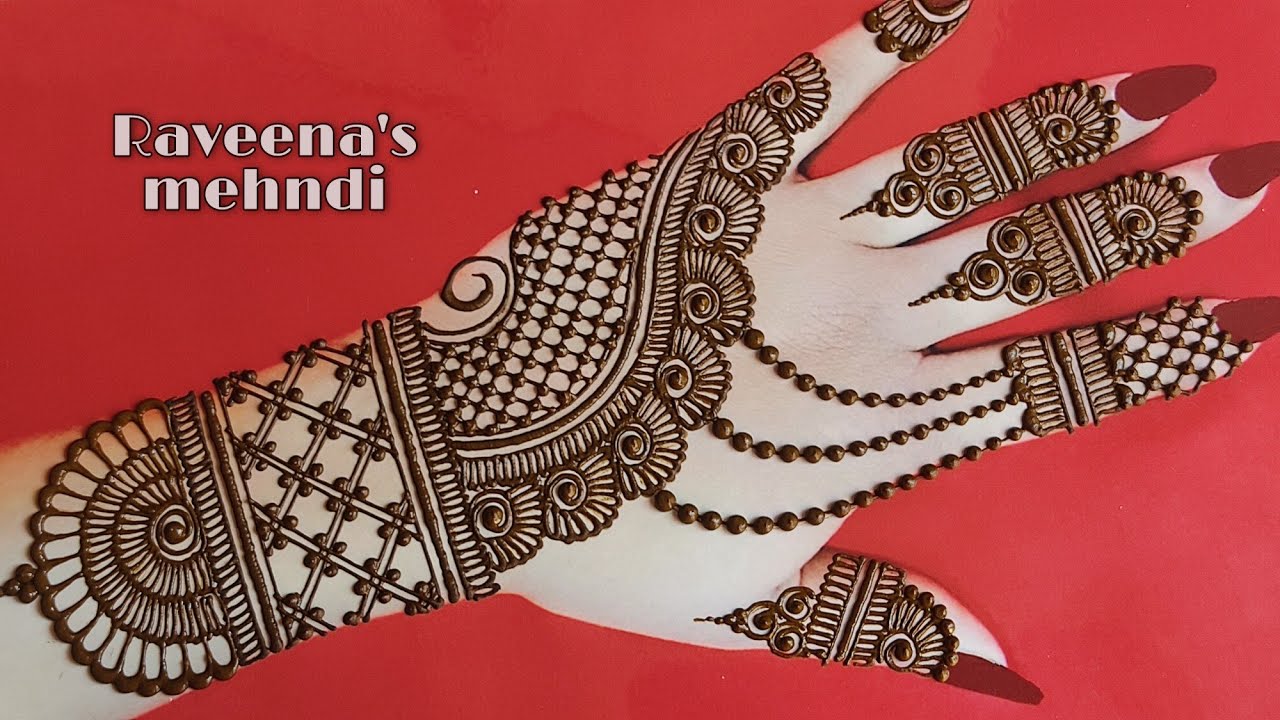 New latest 2025 mehndi design|| 5 minute beautiful mehndi lagana sikhe|| raveena's mehandi