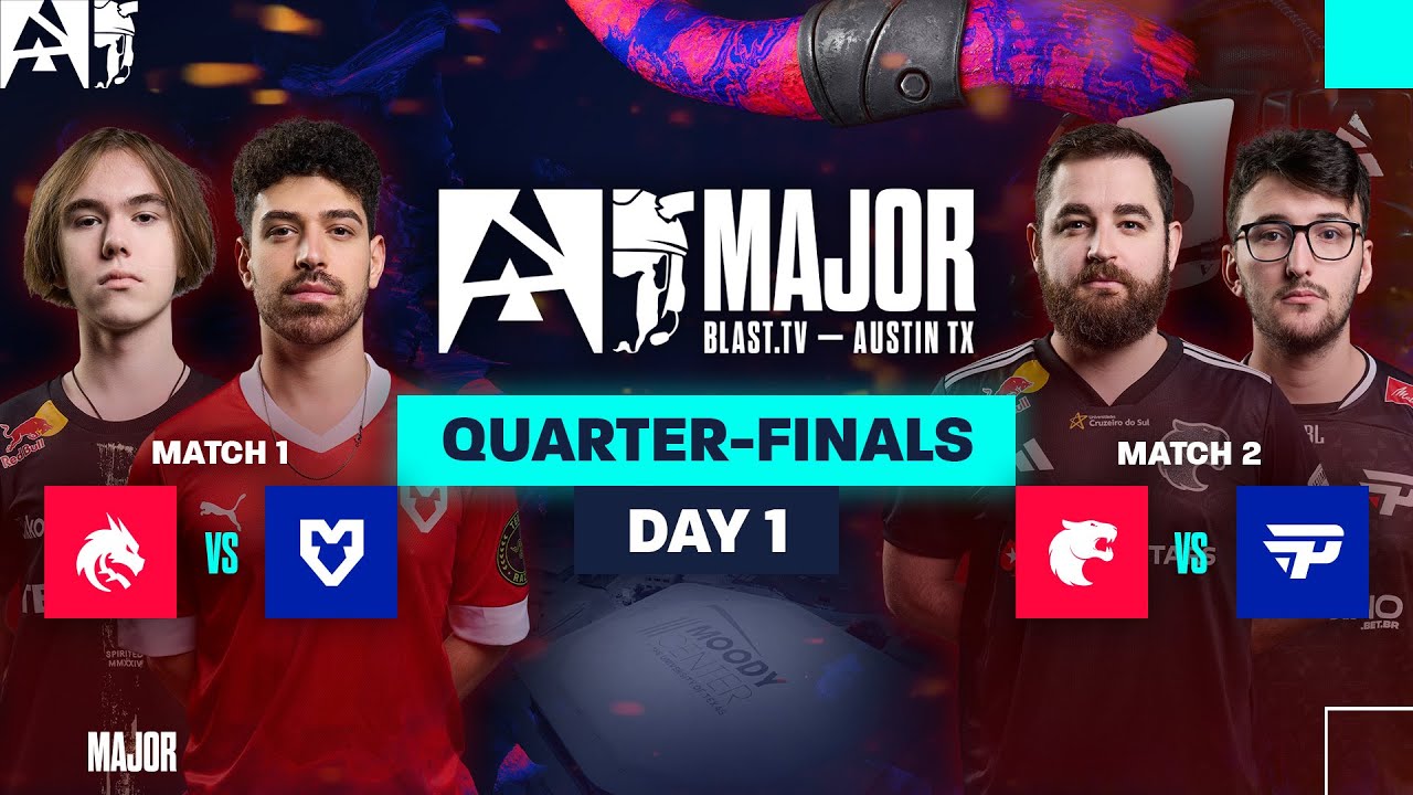 BLAST.tv Austin Major 2025, Quarter-Finals, Day 1