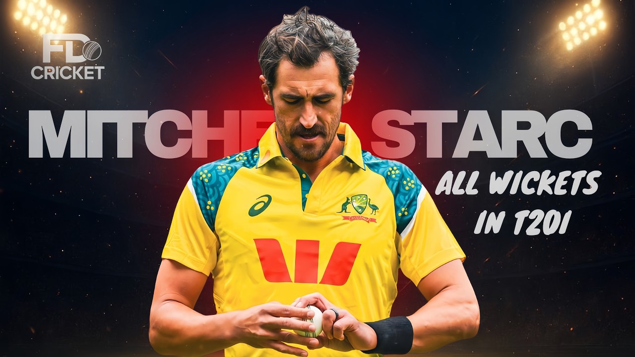 Mitchell Starc – All Wickets in T20I Cricket | Fast Bowling Compilation | FD Cricket