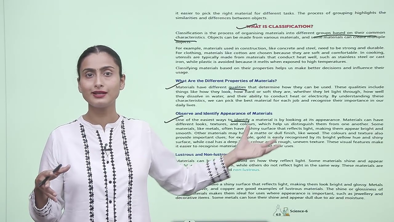 Ch 6 | Jophiel Books | Science | Class 06 | Materials Around Us  | For children