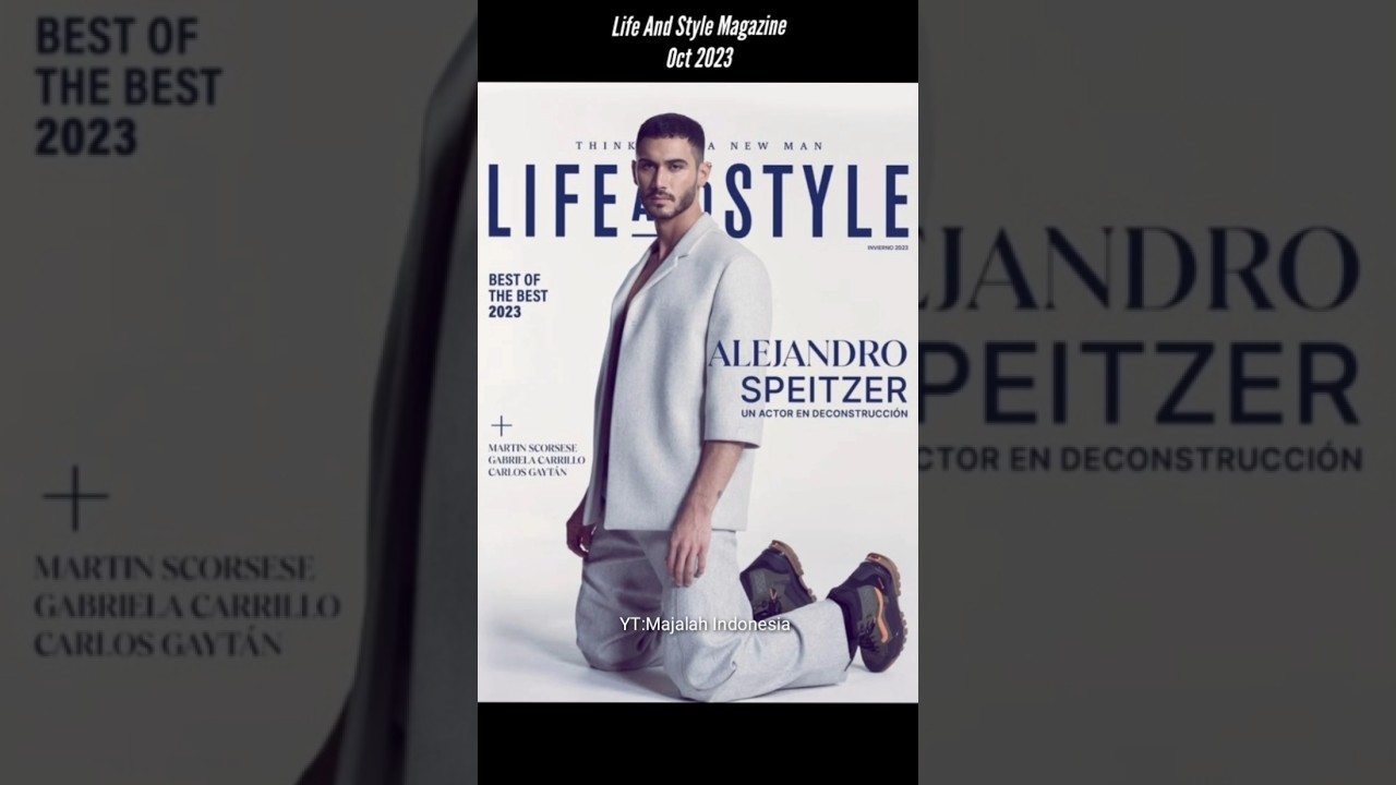 Alejandro Speitzer is on the cover of magazines #majalahindonesia #alejandrospeitzer #magazinecover