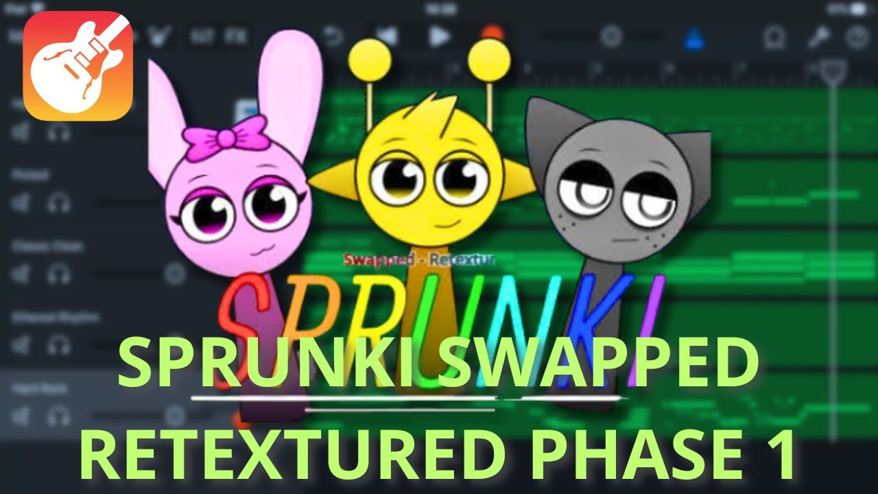 Sprunki Swapped Retextured Phase 1 GarageBand Cover