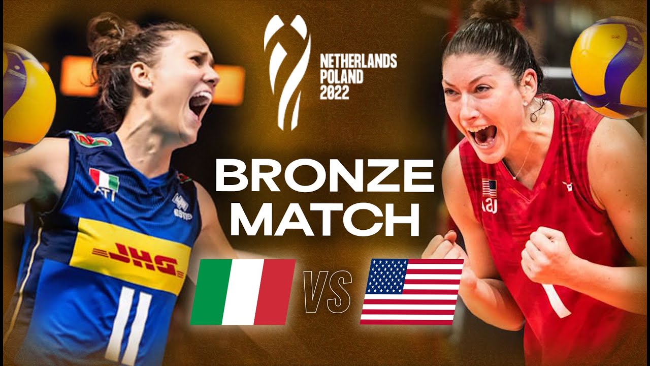 Italy 🇮🇹 vs. USA 🇺🇸 - Bronze Match | Women's World Championships 2022 | Full Match - Volleyball