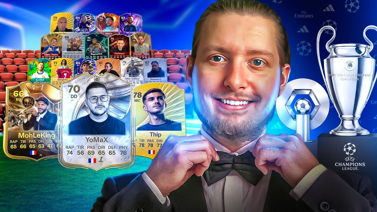 J’AI CRÉÉ UNE ÉQUIPE AVEC DES YOUTUBEURS FIFA… ET J’AI SIMULÉ 5 SAISONS !😳 - FC26