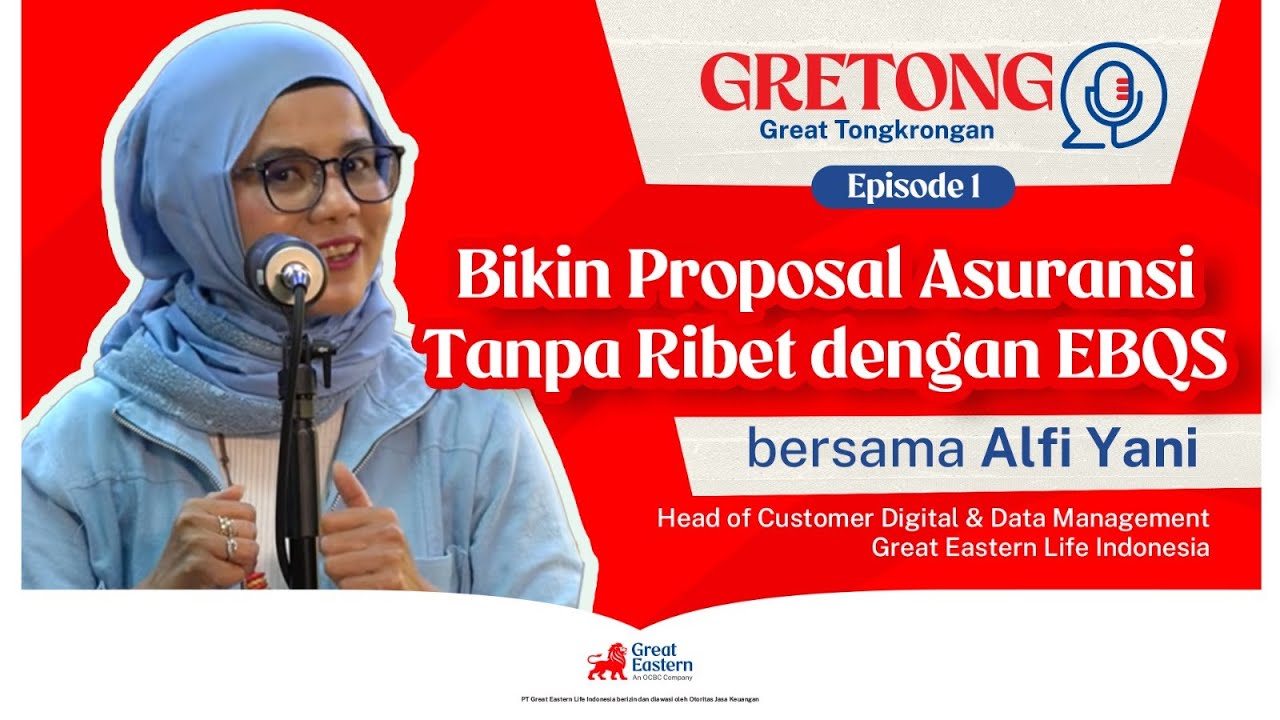 🎙️Podcast GRETONG Ep.1 - Proposal Asuransi Ribet? Bye-Bye!👋🏼 Bersama Alfi Yani